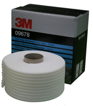 thumbnail interactive-video image 1 of J Tape Smooth Soft Edge Foam Masking Tape – 13mm X 50m (2 Boxes) – White, UK Made 1 of 3