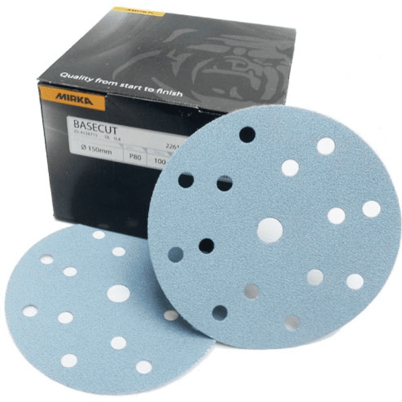 MIRKA Q.Silver Schleifvlies 150mm P400 - 100 Stück Packung